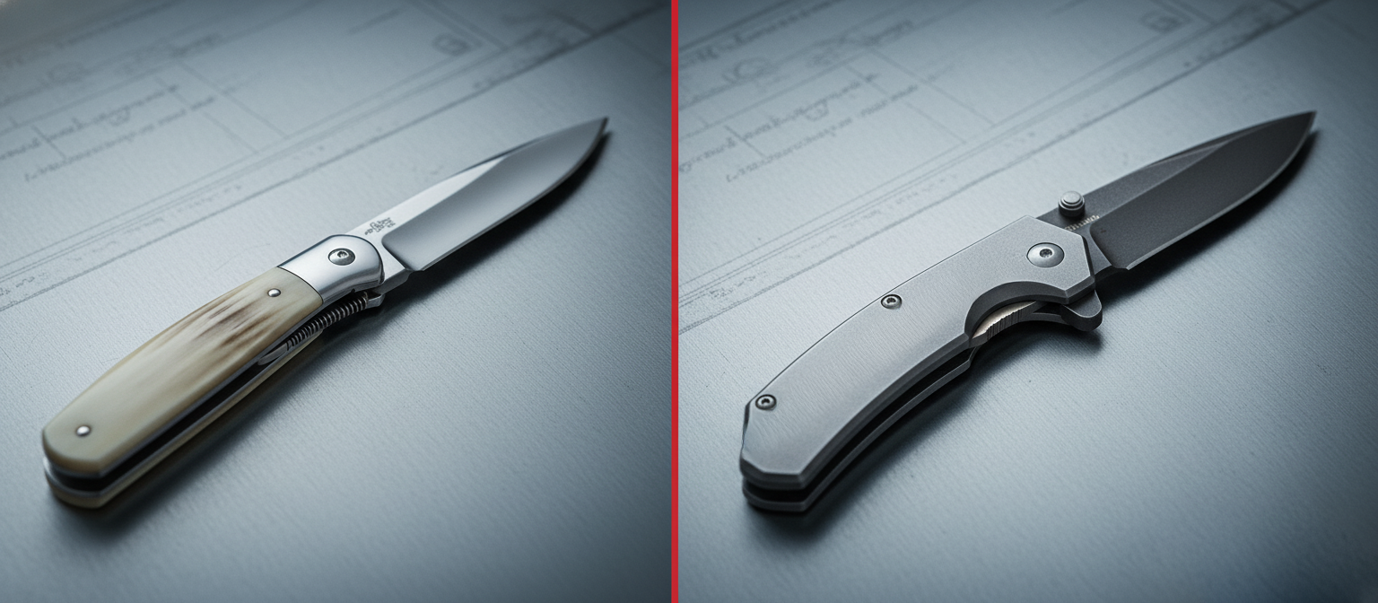 Slipjoint penknife versus locking pocket knife mechanisms mechanisms penknife slipjoint pocket knife locking