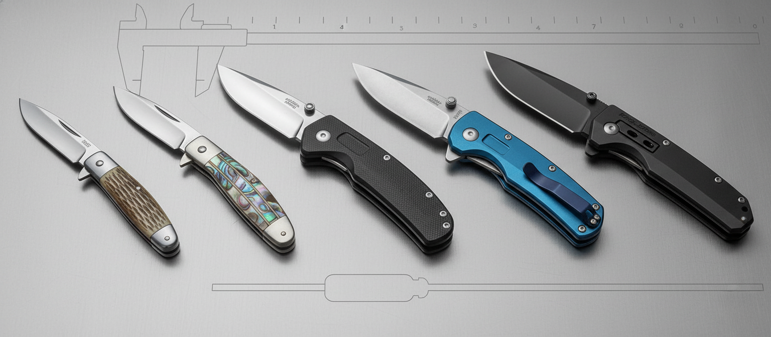Blade size profiles penknife vs pocket knife blade size penknife vs pocket knife