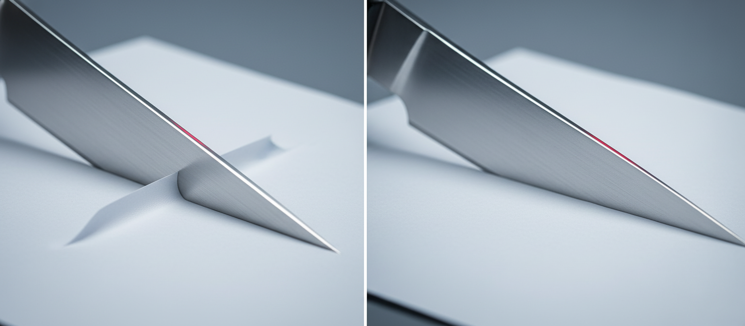 geometry for 4116 steel knives