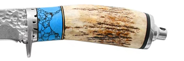 Bone horn handle material