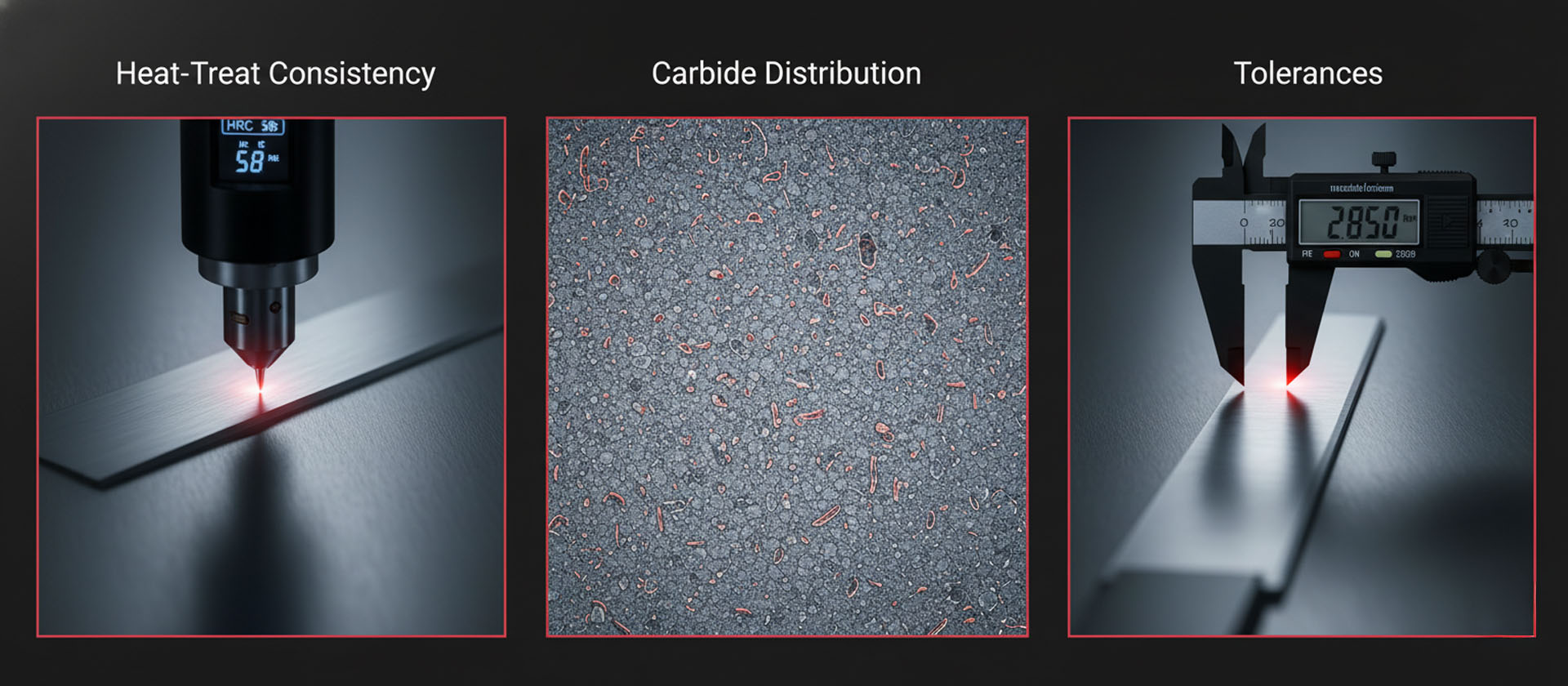 QC quality control 8Cr13MoV knives