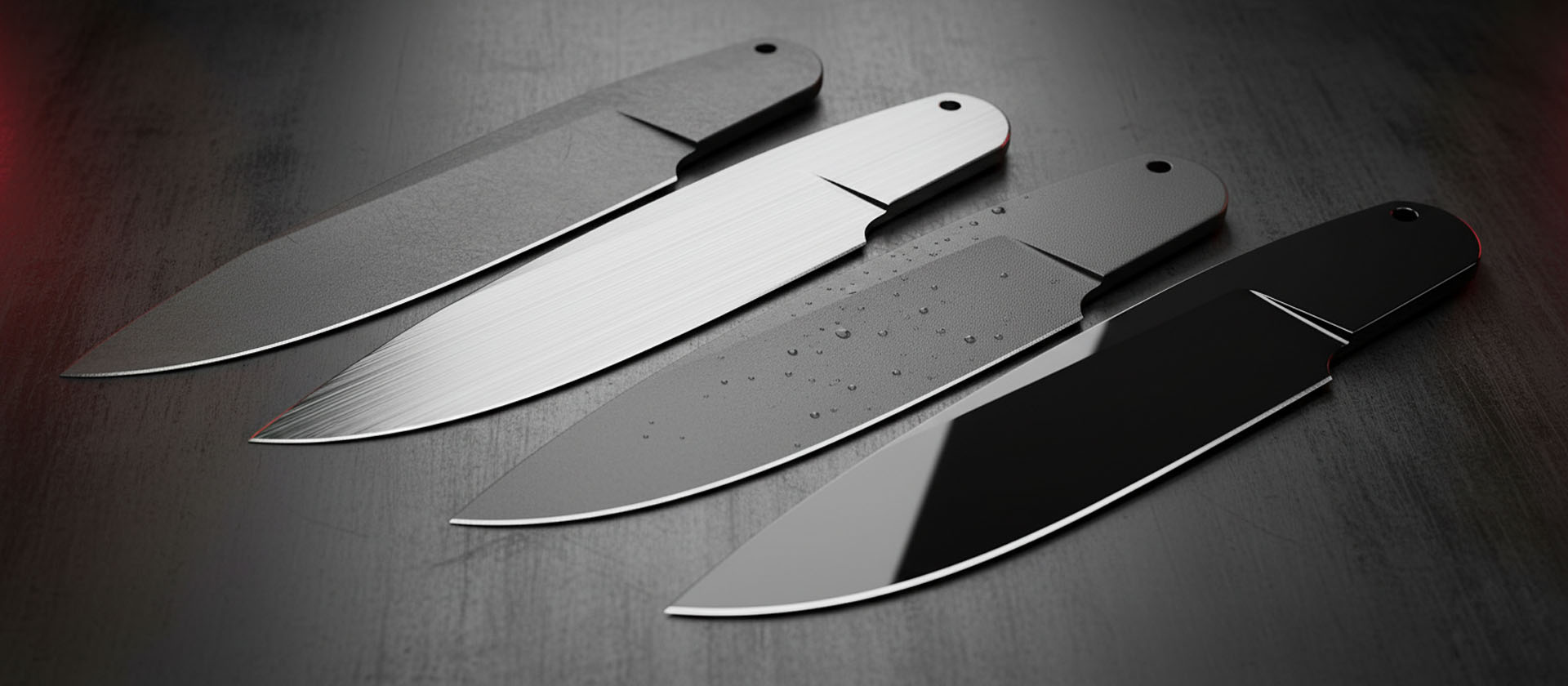 finish options 8Cr13MoV knives