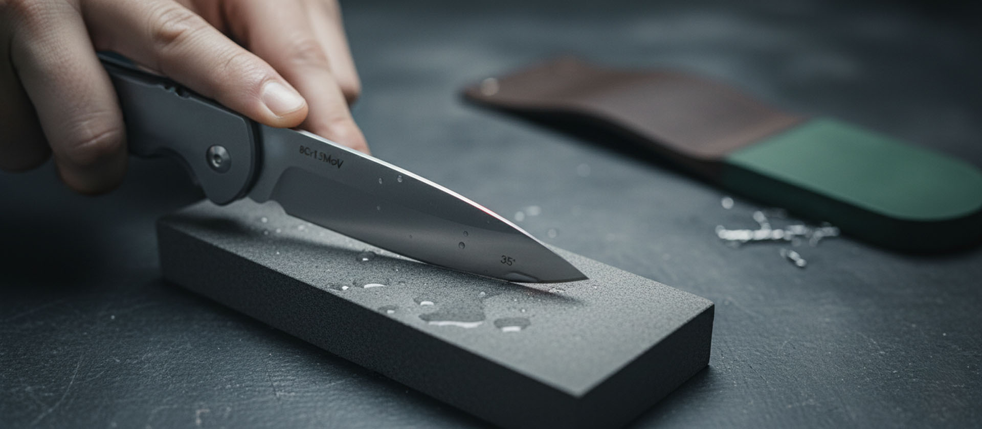 sharpening 8Cr13MoV knives