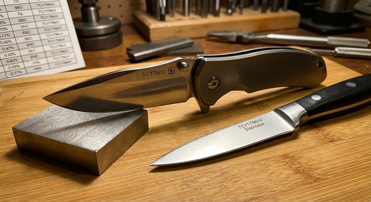 7Cr17MoV stainless steel knife performance