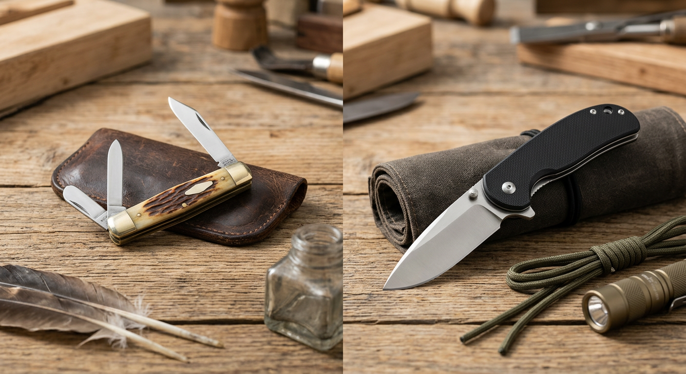penknife vs pocket knife comparison