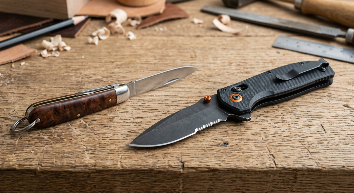 quick answer penknife vs pocket knife