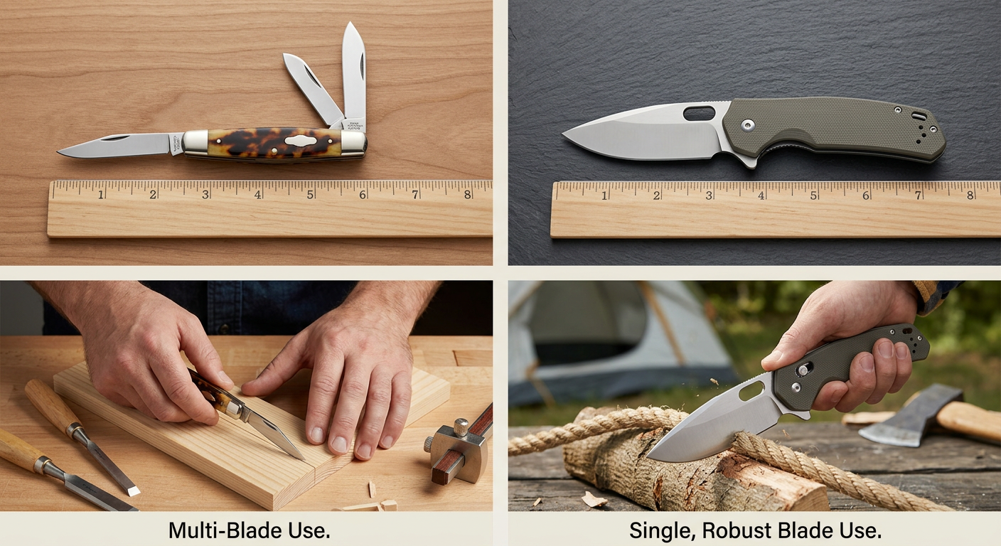 blade size penknife vs pocket knife