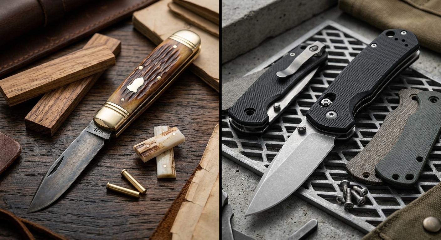 materials penknife vs pocket knife