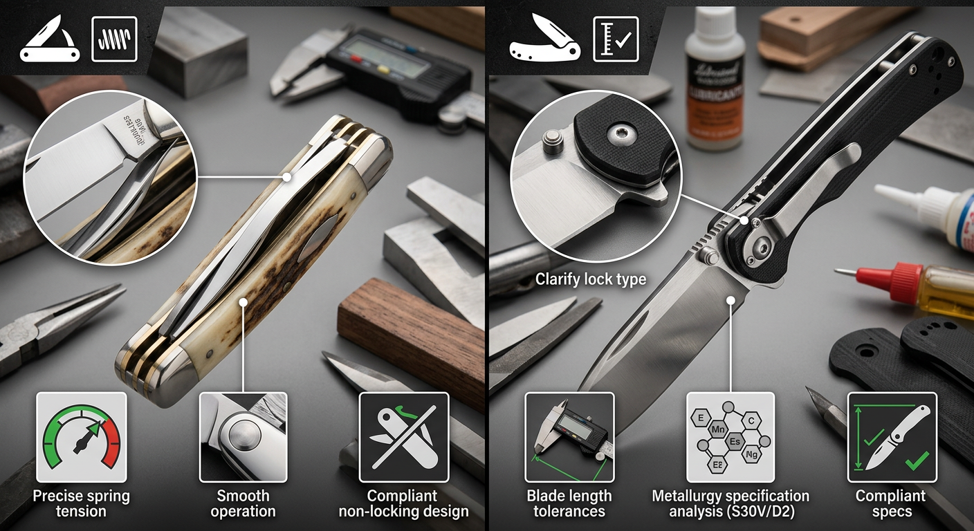 OEM ODM tips penknife pocket knife