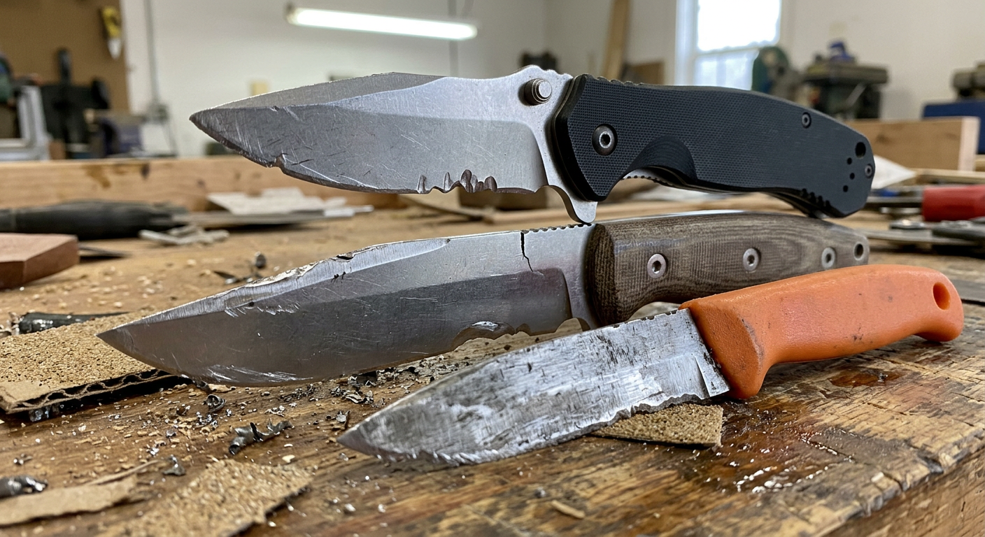 3Cr13 limitations heavy duty cutting