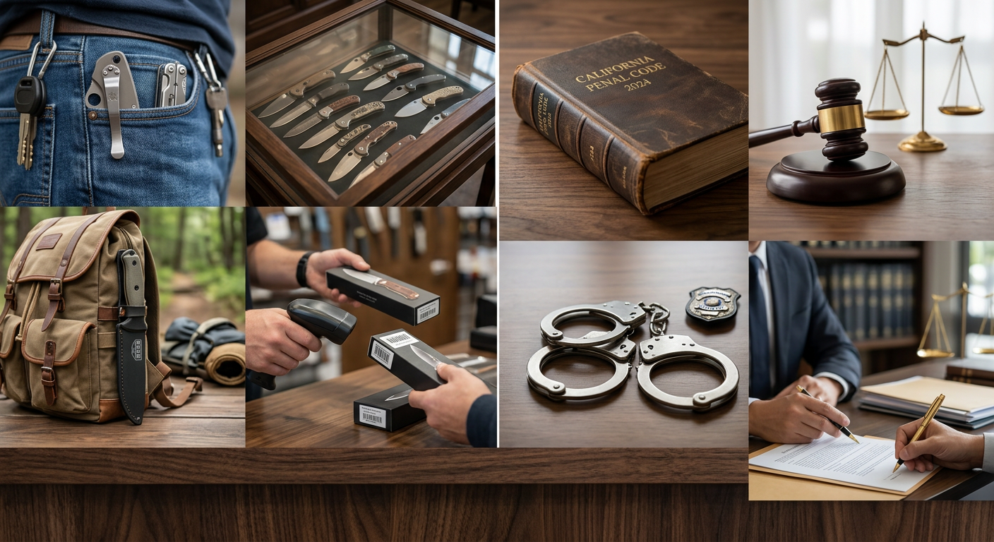 legal disclaimer California knife law guide users