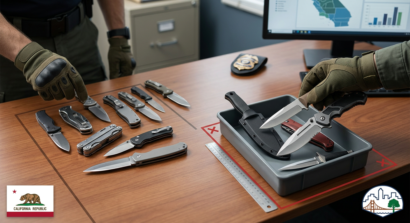 California state vs local knife ordinances city county rules