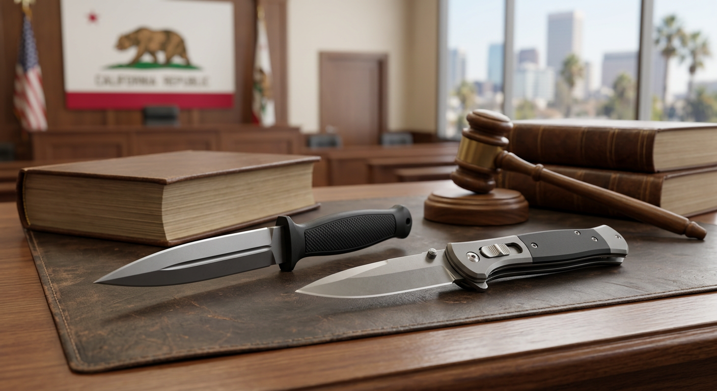 California knife law legal terms dirk dagger switchblade definitions