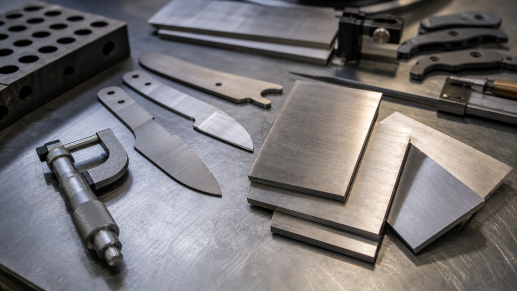 440C stainless knife steel evaluation for product lines