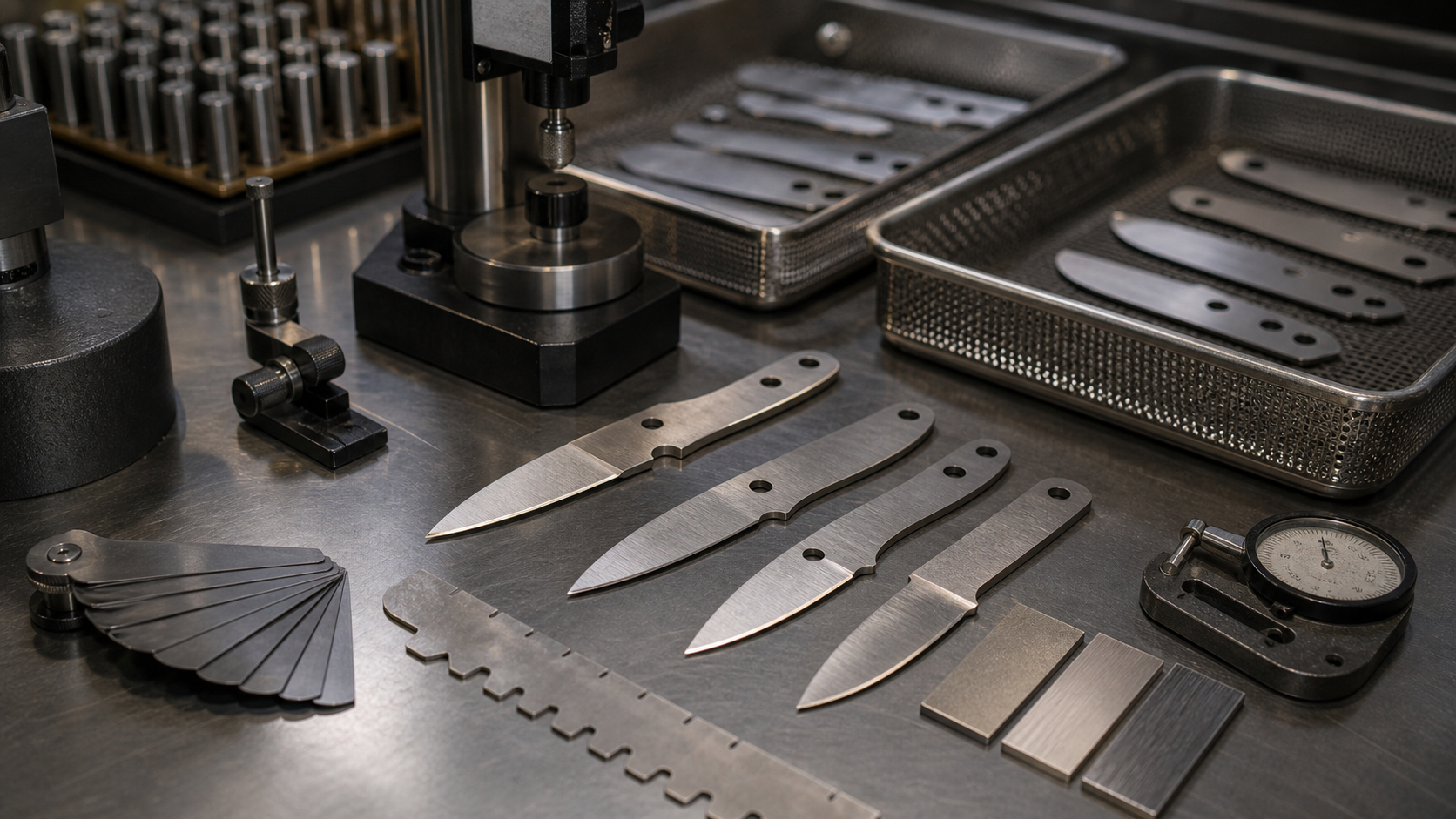 440C heat treatment and edge geometry control 440C heat treatment and edge geometry control
