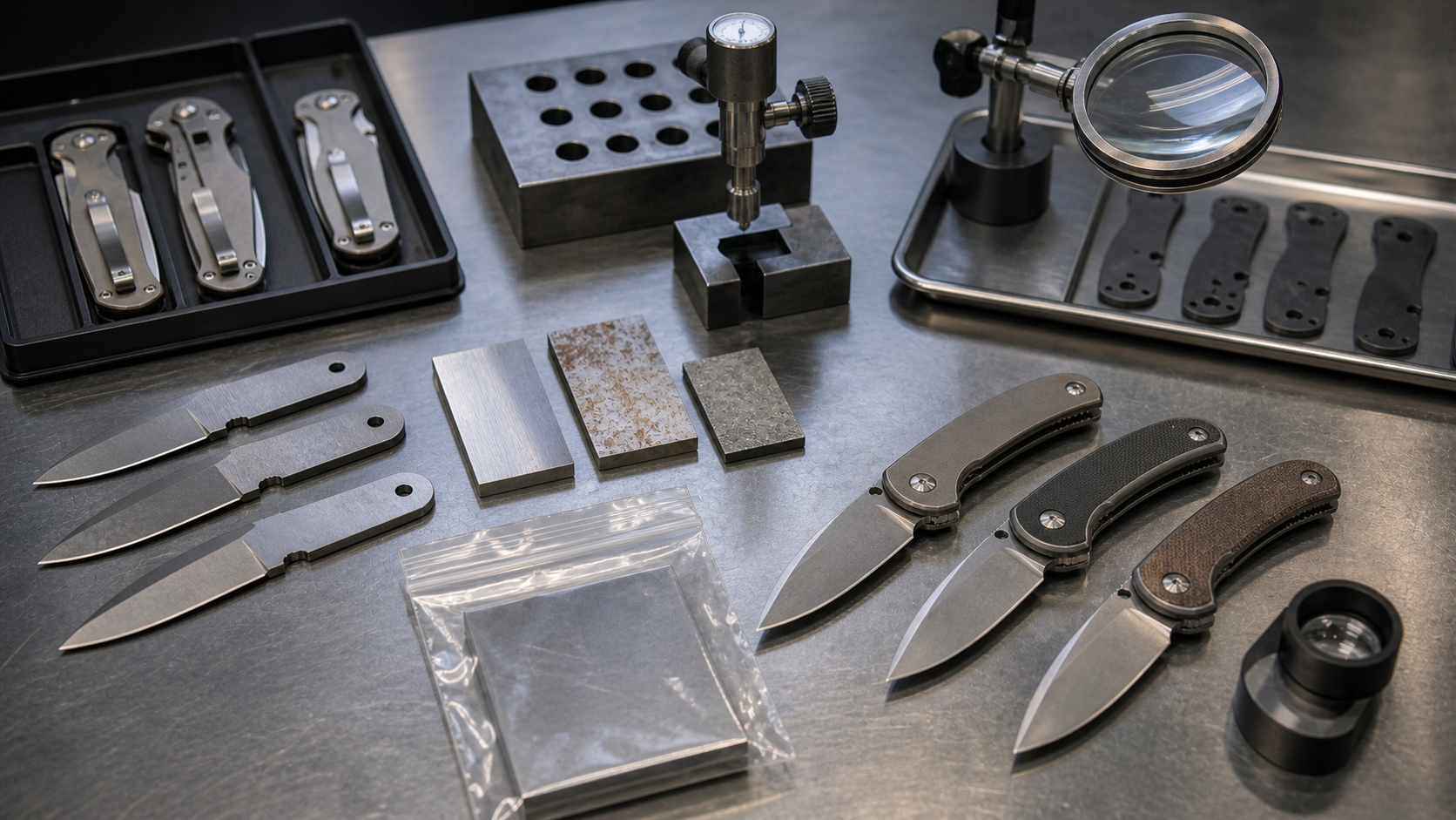 440C knife quality control inspection 440C knife quality control inspection