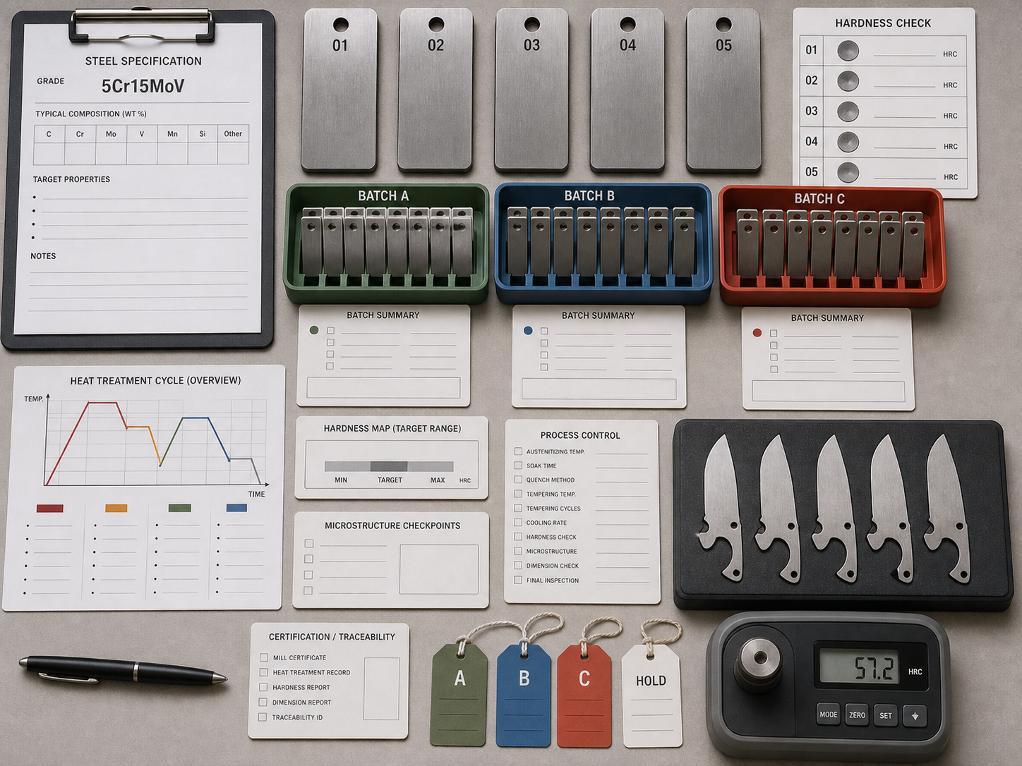 5Cr15MoV knife quality inspection checklist 5Cr15MoV knife quality inspection checklist