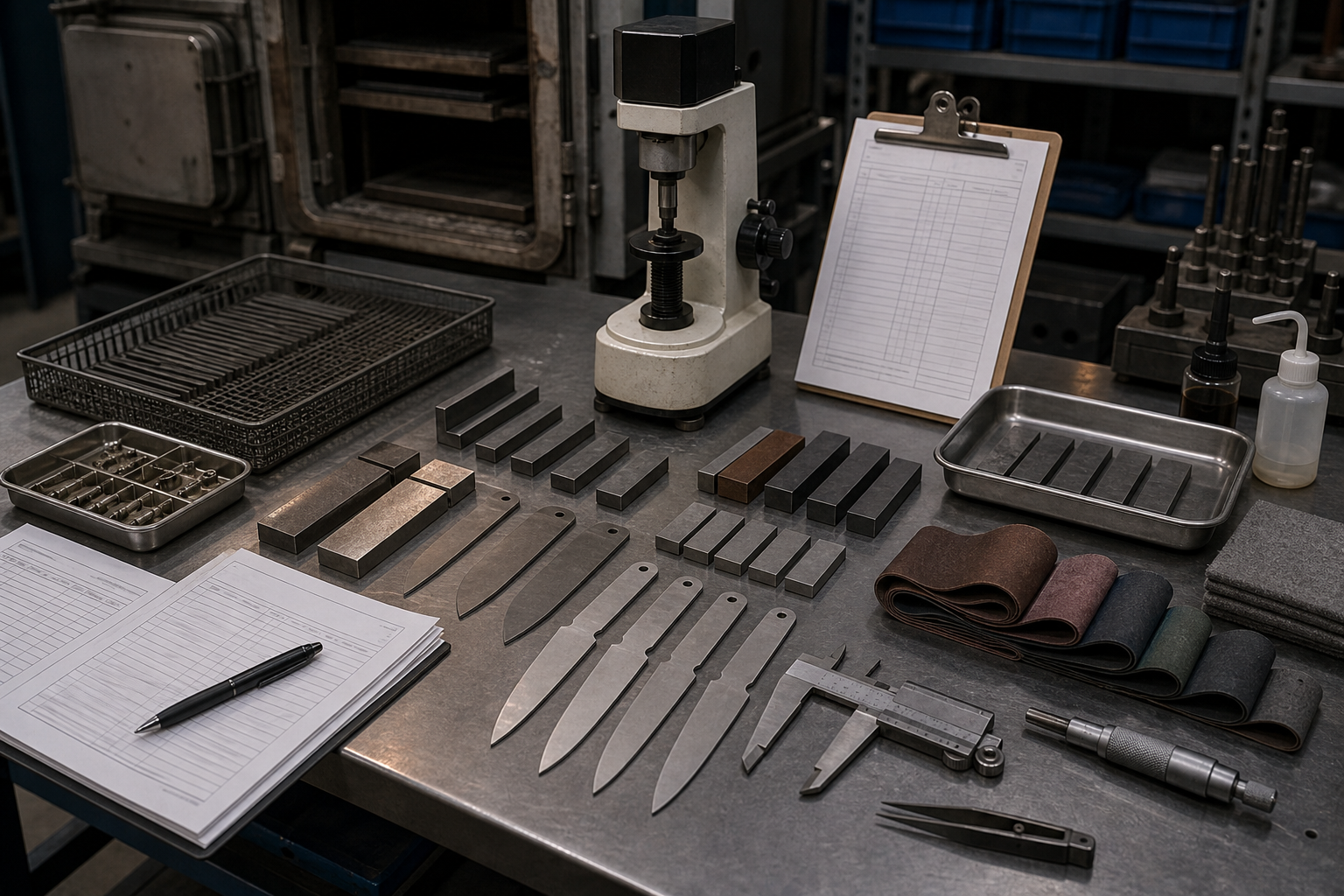 budget knife steel heat treatment and quality control budget knife steel heat treatment and quality control