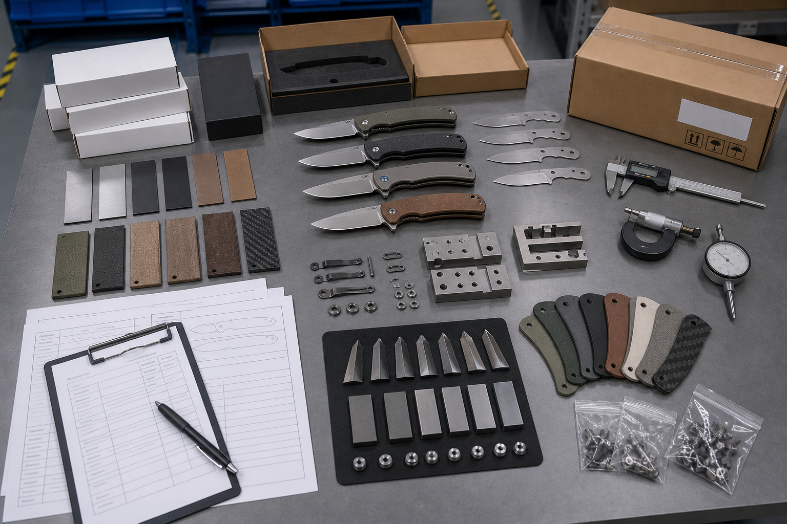RFQ checklist for 8Cr13MoV and D2 knife production RFQ checklist for 8Cr13MoV and D2 knife production