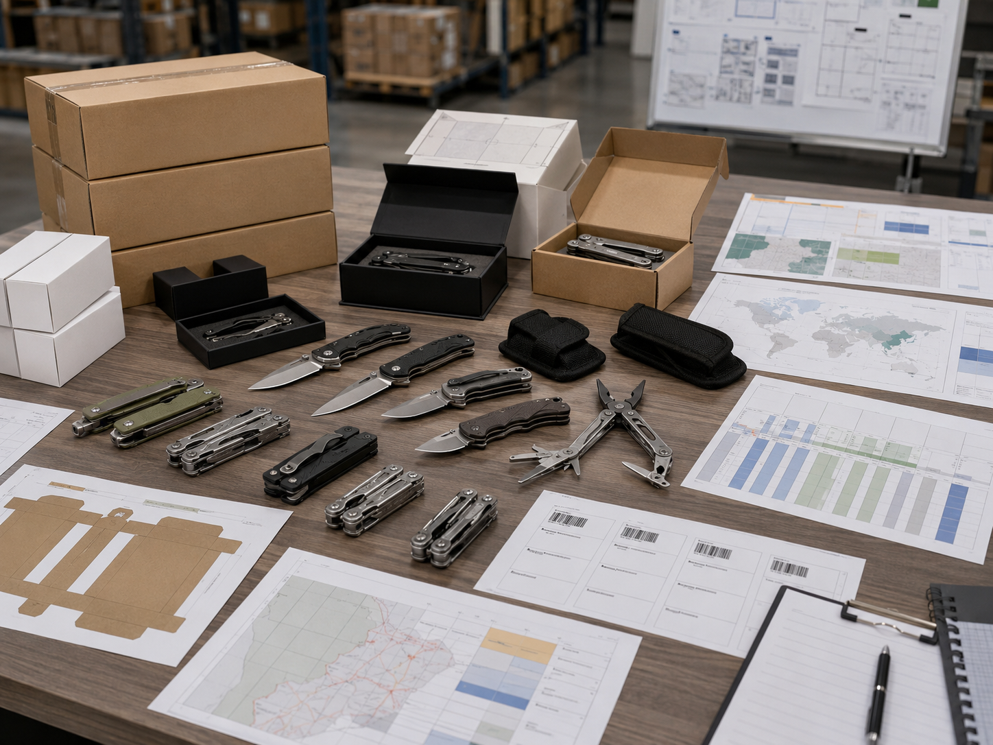 OBM knife brand distribution planning