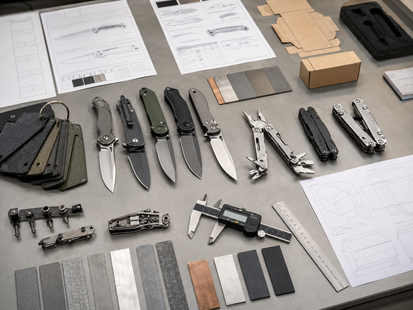 ODM product brief for folding knives and multi-tools