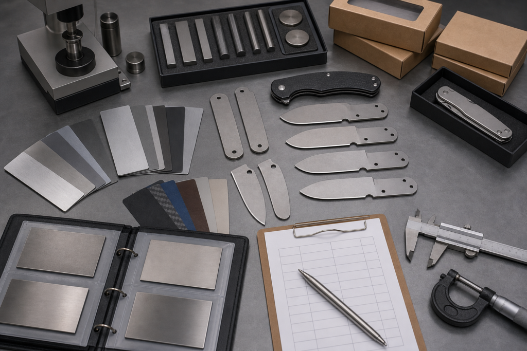 AEB-L and MagnaCut knife steel margin planning samples for B2B buyers