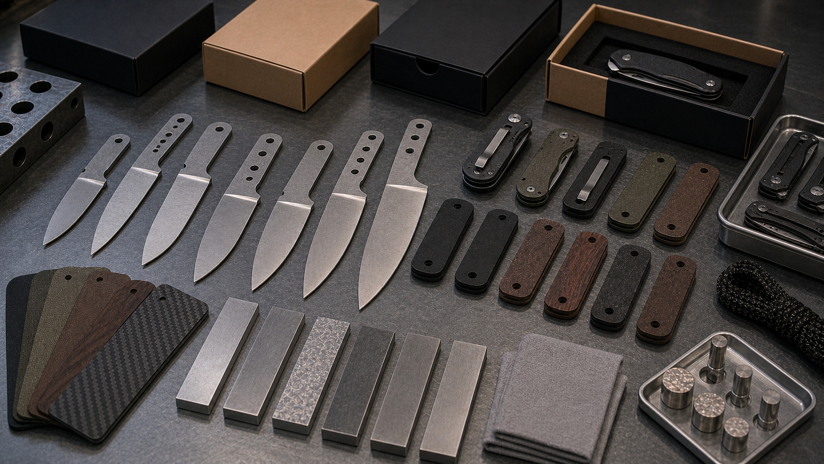 AUS-8 knife product positioning AUS-8 knife product positioning