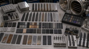 Blade coating sourcing samples for OEM knife buyers