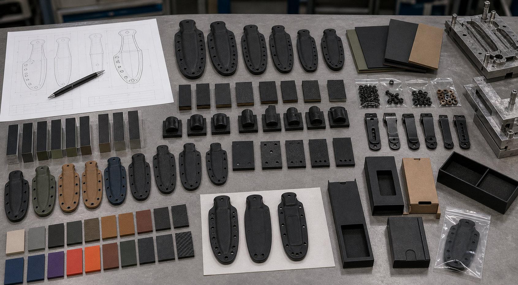 Boltaron Kydex sheath RFQ planning Boltaron Kydex sheath RFQ planning