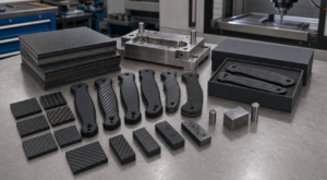 Carbon fiber knife scale samples for OEM buyers