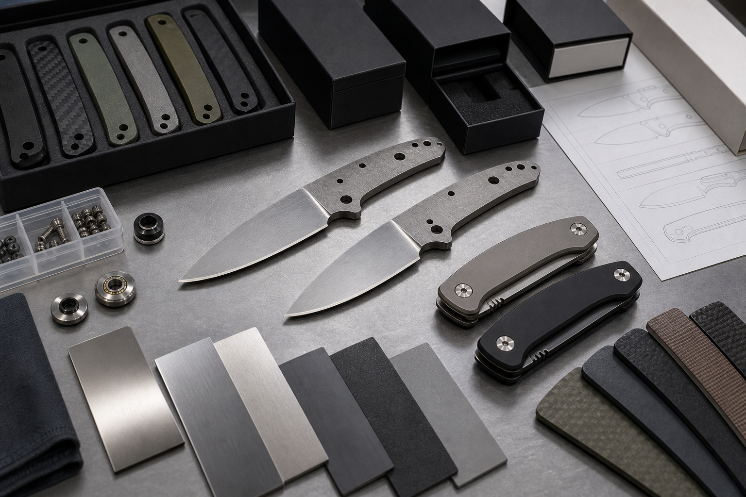S30V folding knife steel for premium EDC product lines