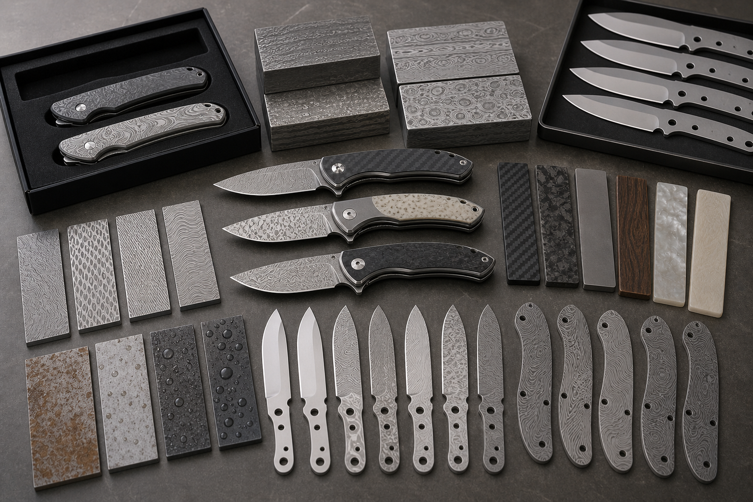 stainless powder metallurgy Damascus steel sample stainless powder metallurgy Damascus steel sample