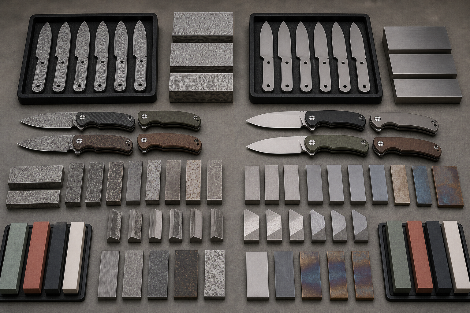pattern welded Damascus versus mono steel comparison pattern welded Damascus versus mono steel comparison