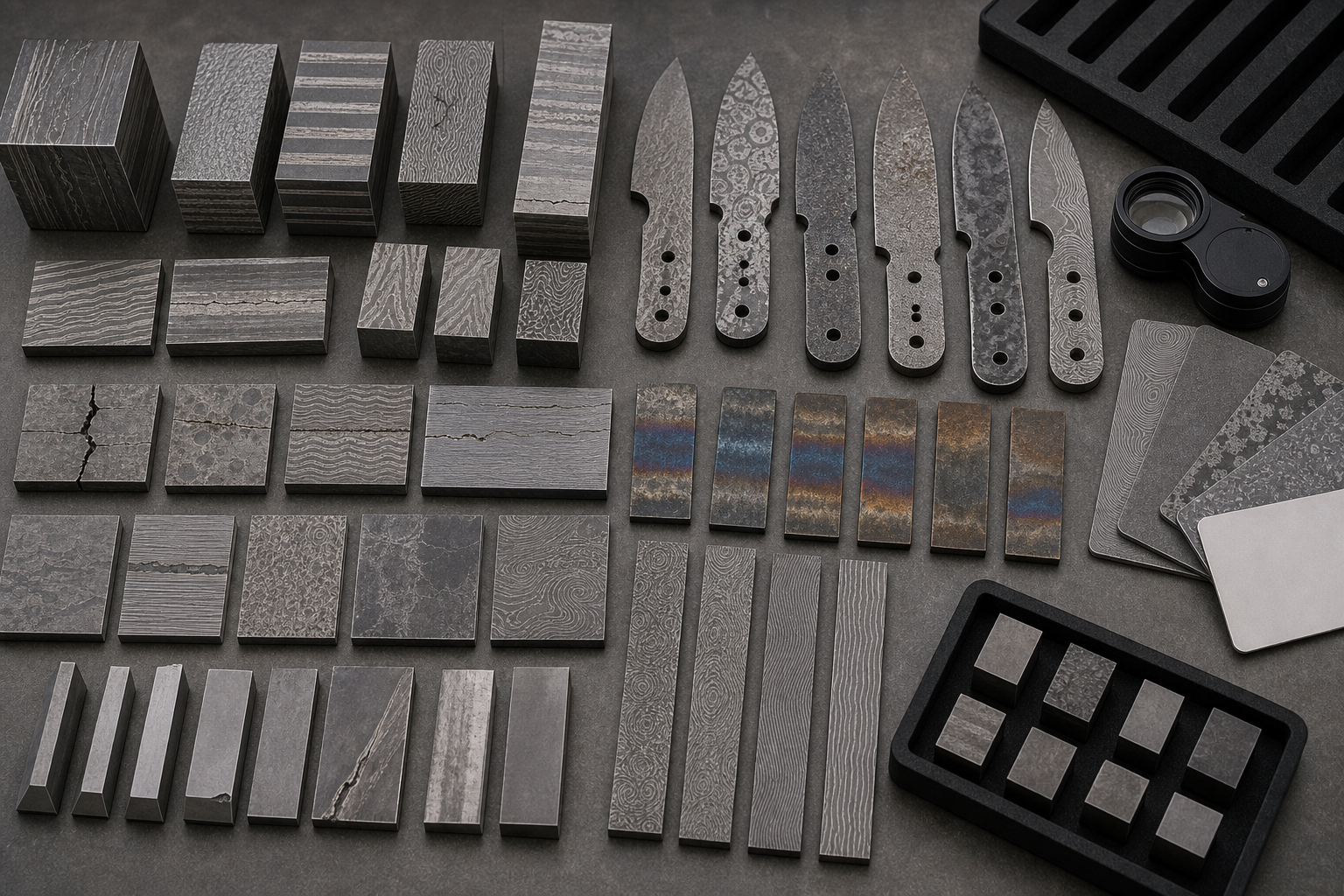 Damascus blade production risk inspection Damascus blade production risk inspection