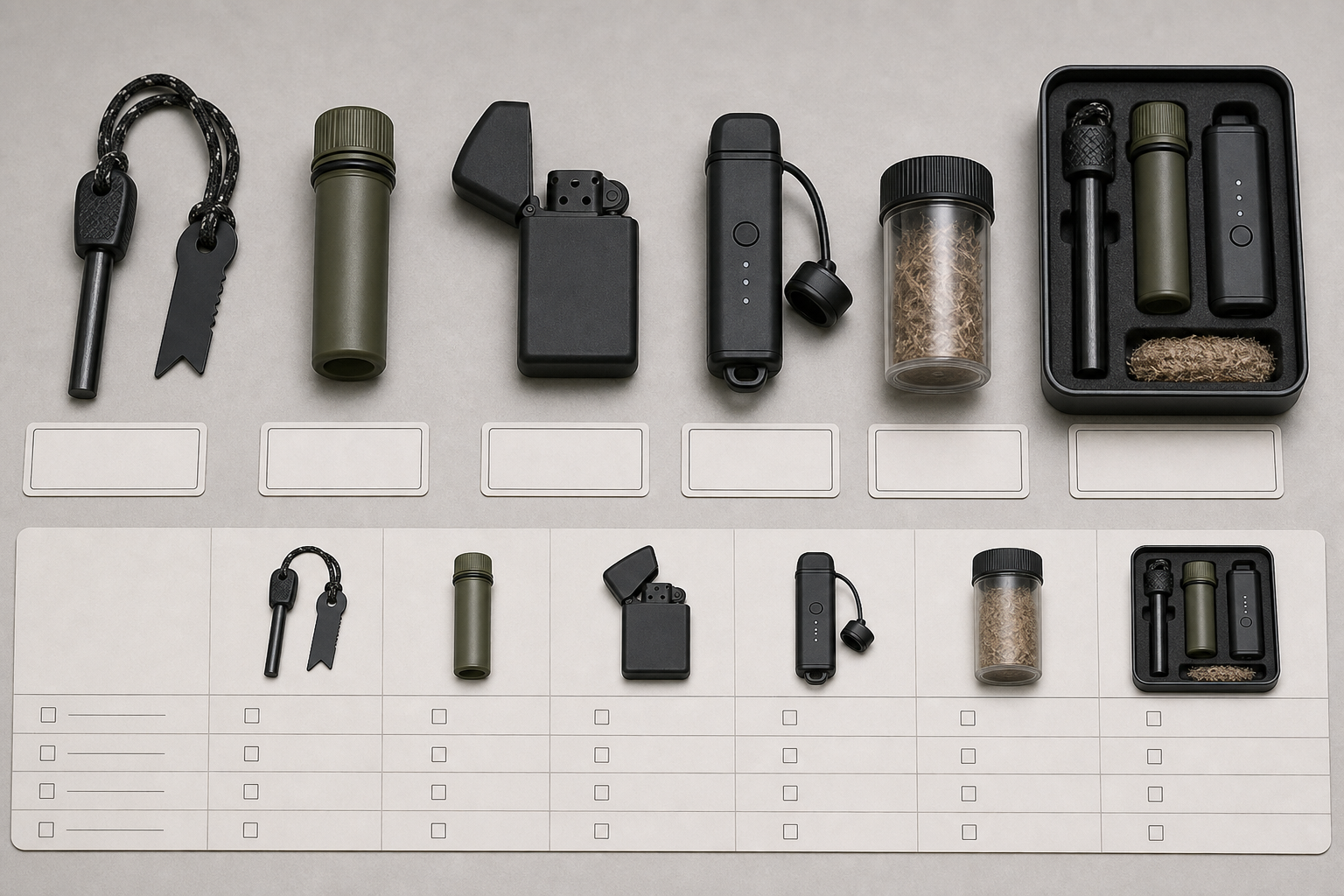fire-starting method options for OEM outdoor kits fire-starting method options for OEM outdoor kits