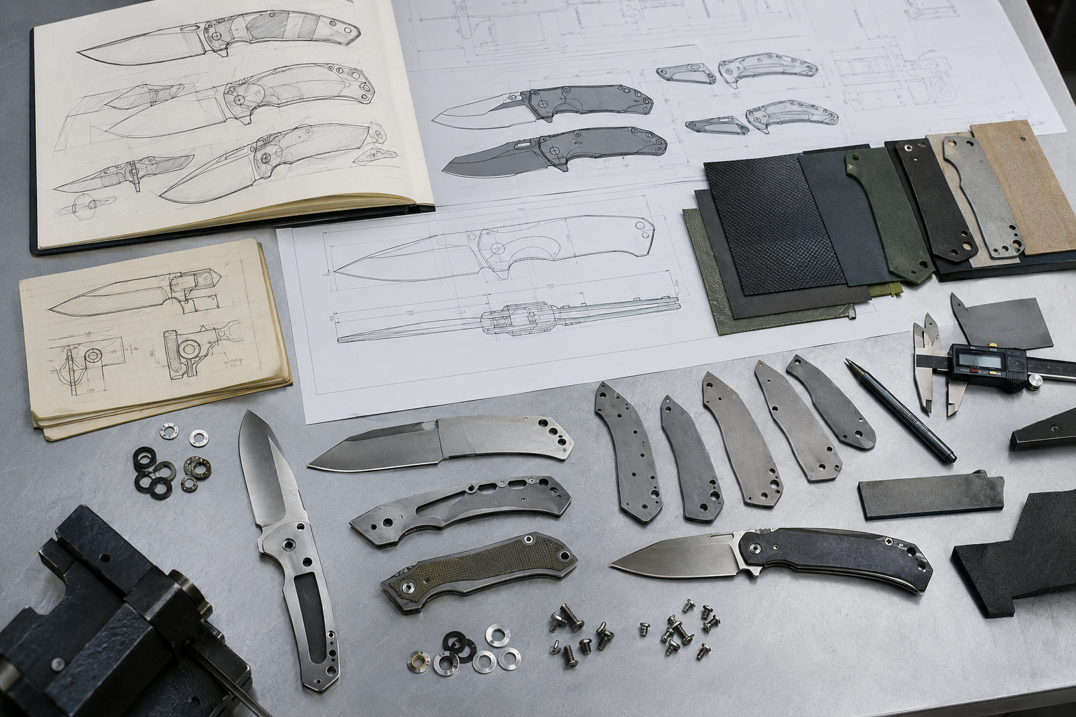 folding knife concept development process