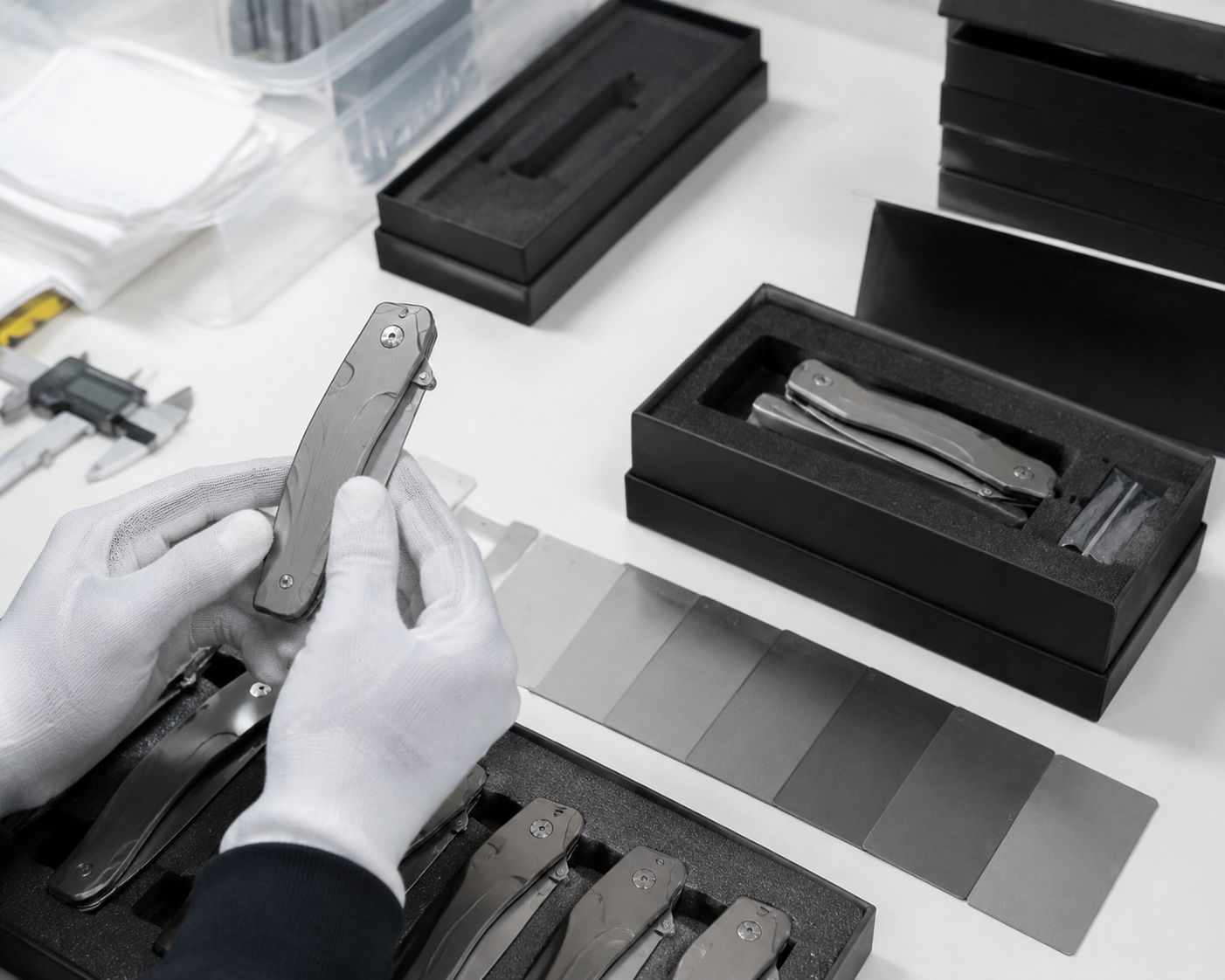 folding knife finishing and packaging defects