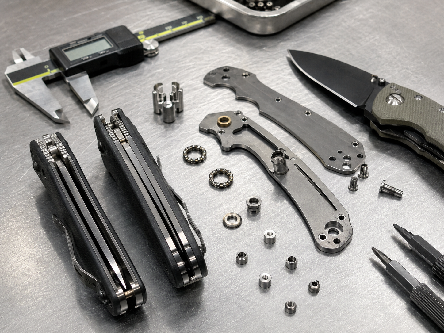 folding knife structural defects inspection