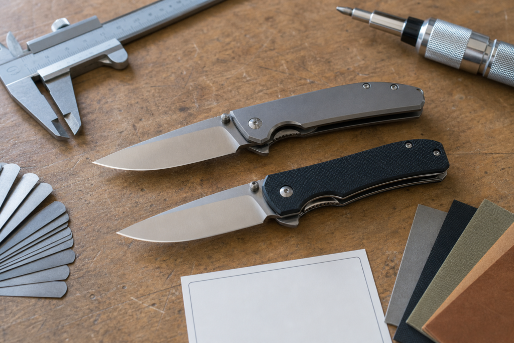 How Should B2B Buyers Choose Between Frame Lock and Liner Lock Knives? product planning image
