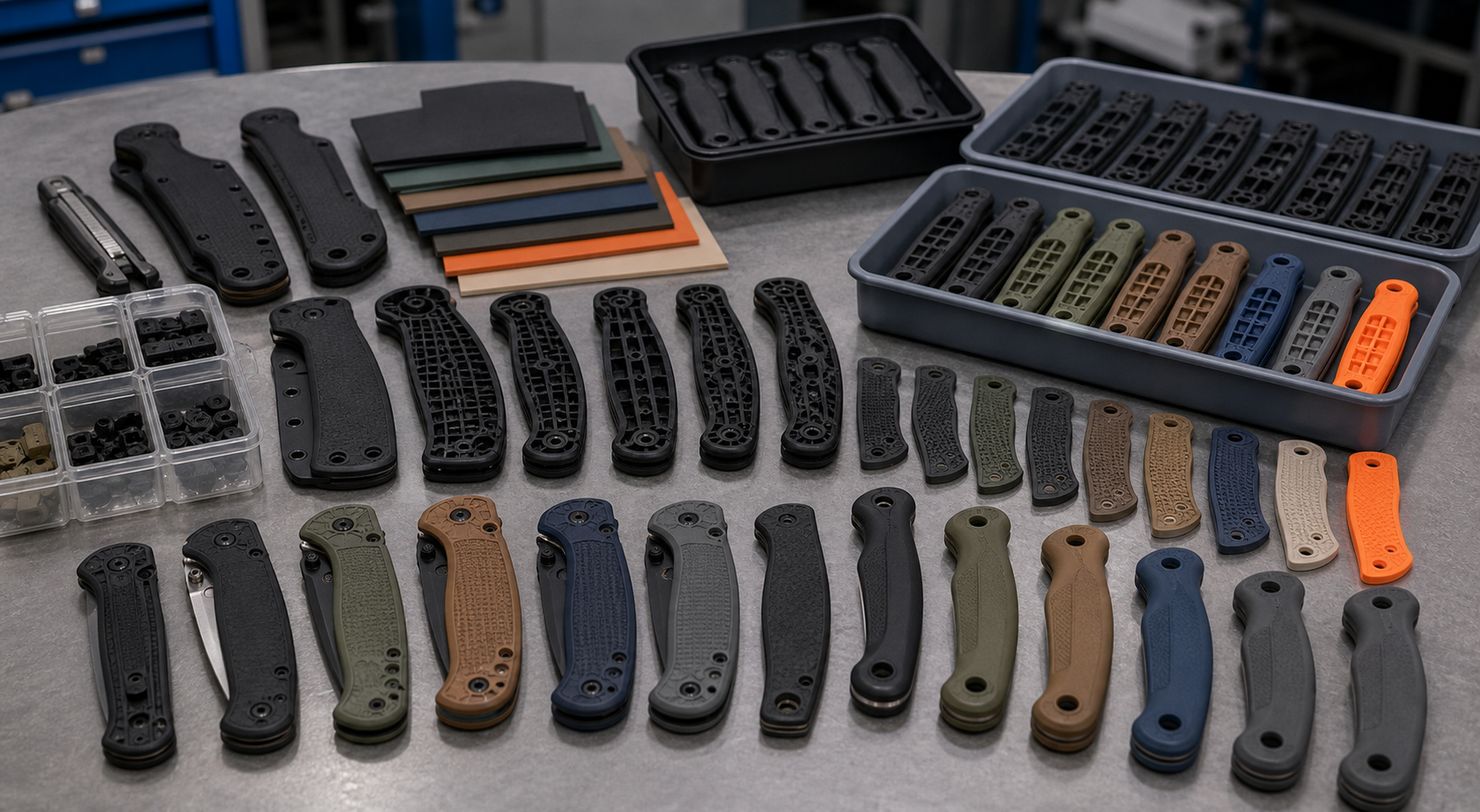 FRN handle choice for folding knives FRN handle choice for folding knives