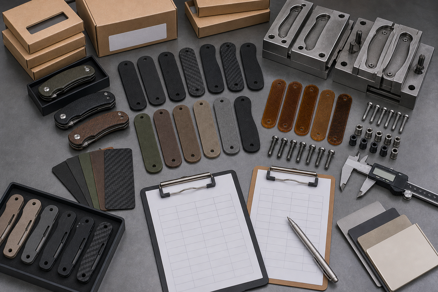 tooling MOQ cost for knife handle materials tooling MOQ cost for knife handle materials