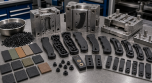 Molded polymer knife handle material planning for OEM buyers
