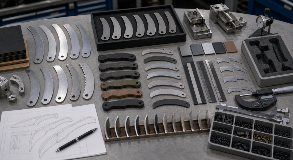 Hawkbill blade profile sourcing samples for OEM buyers