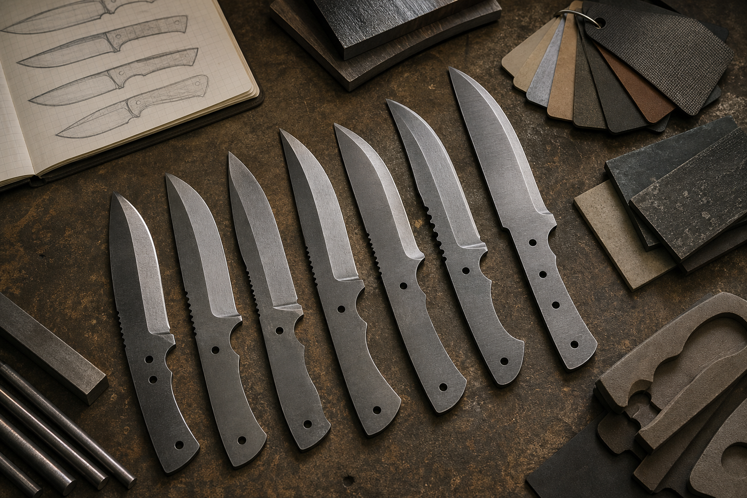 hunting knife blade point edge and spine hunting knife blade point edge and spine