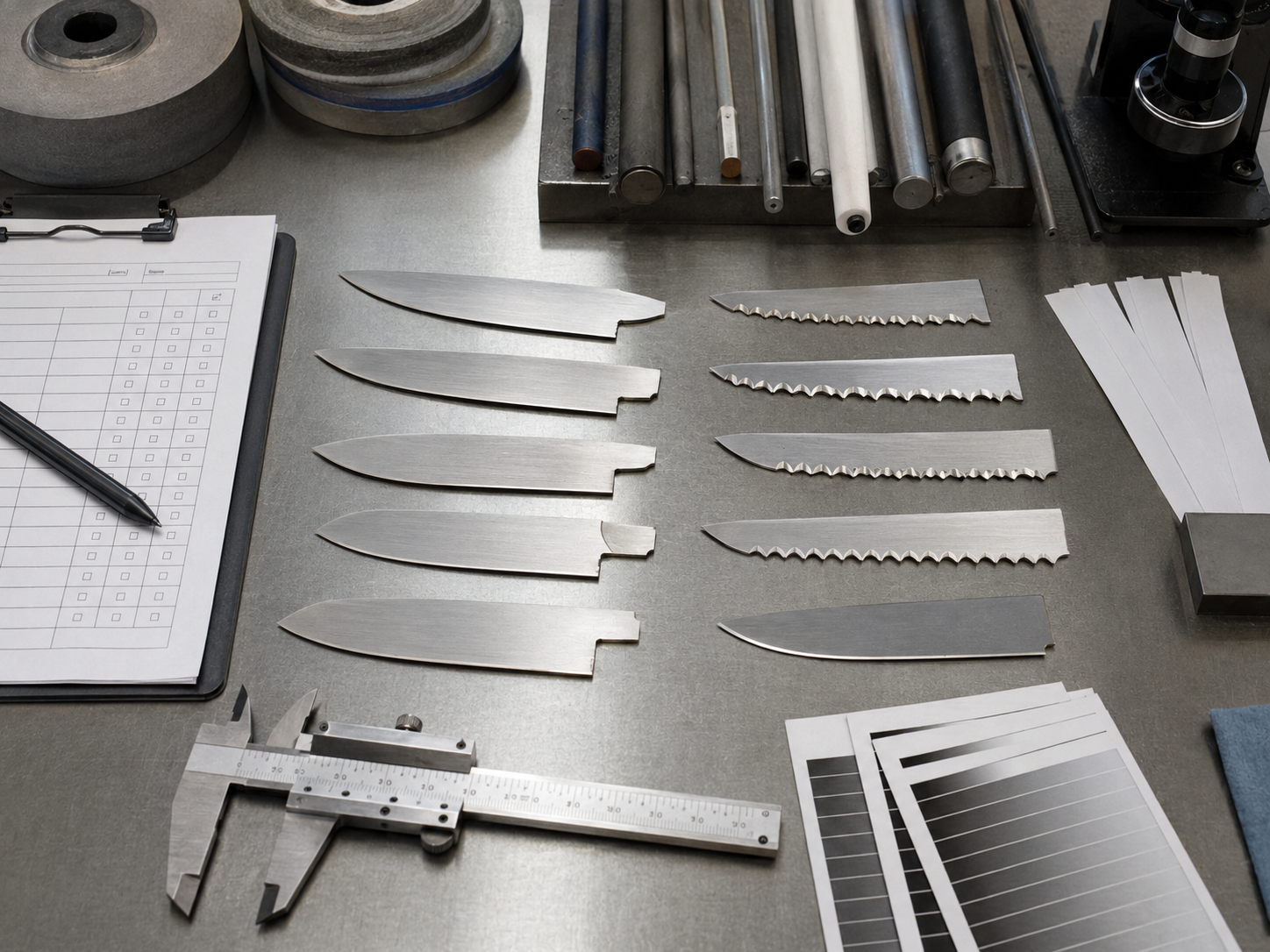 knife edge manufacturing and quality control knife edge manufacturing and quality control