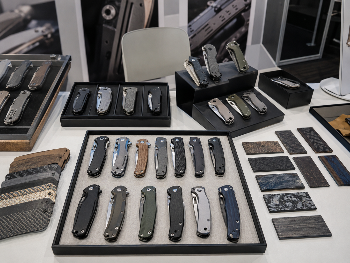 knife-focused trade show product trend research