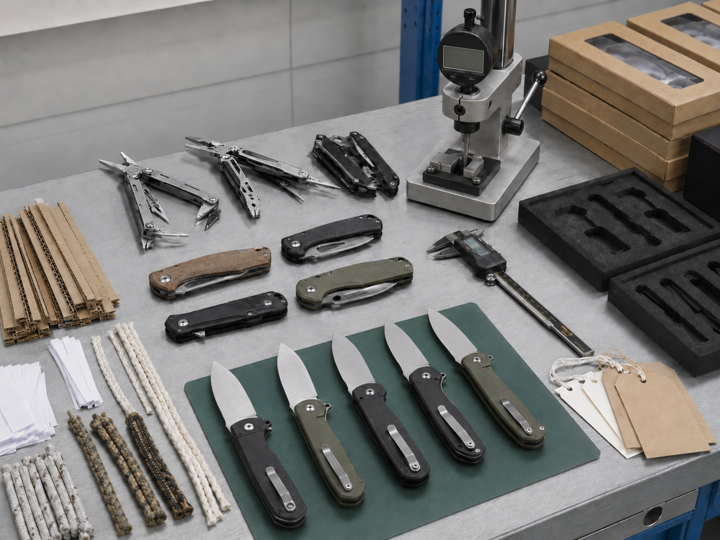 knife prototype testing and sample approval