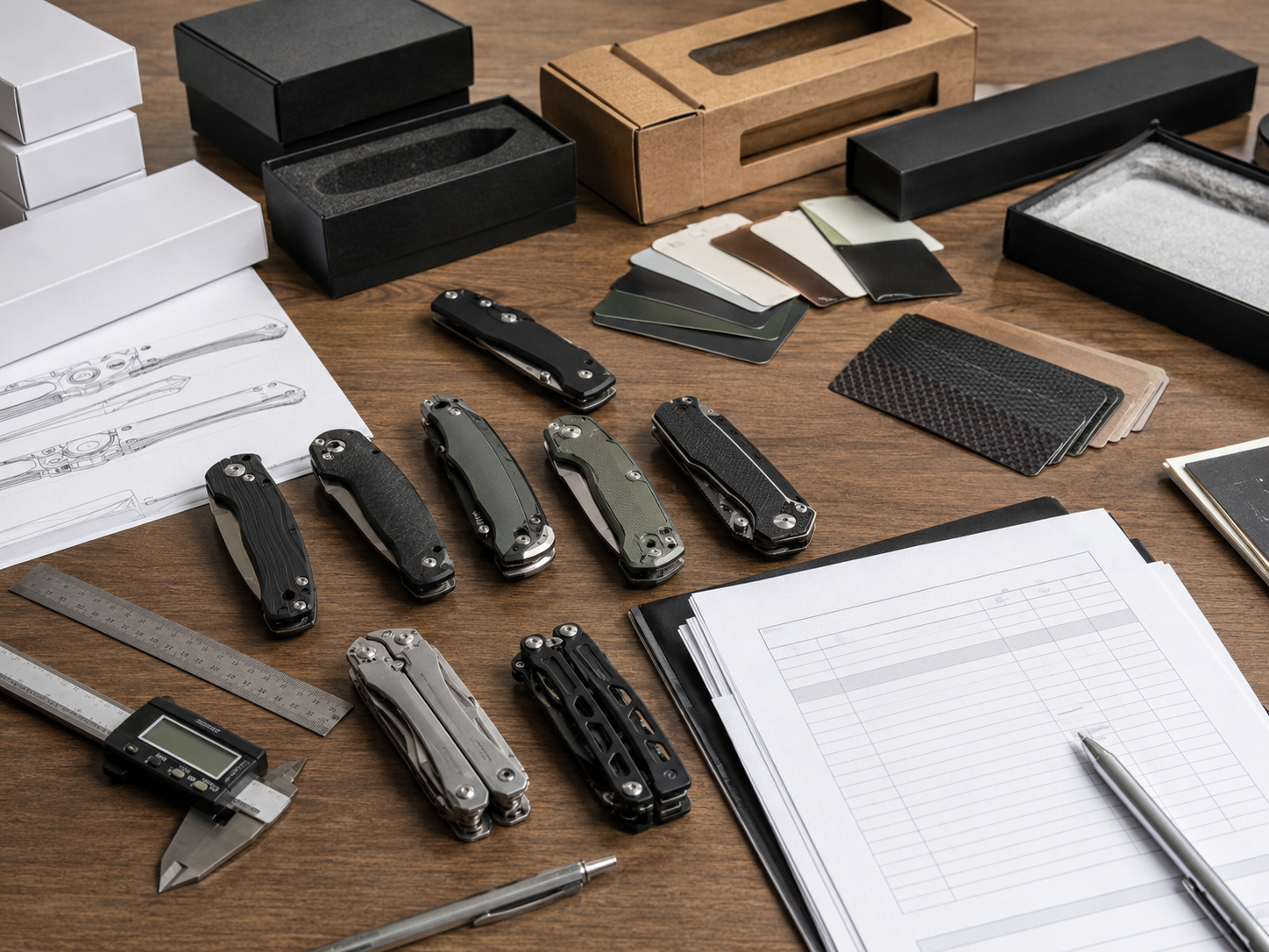 knife trade show RFQ preparation