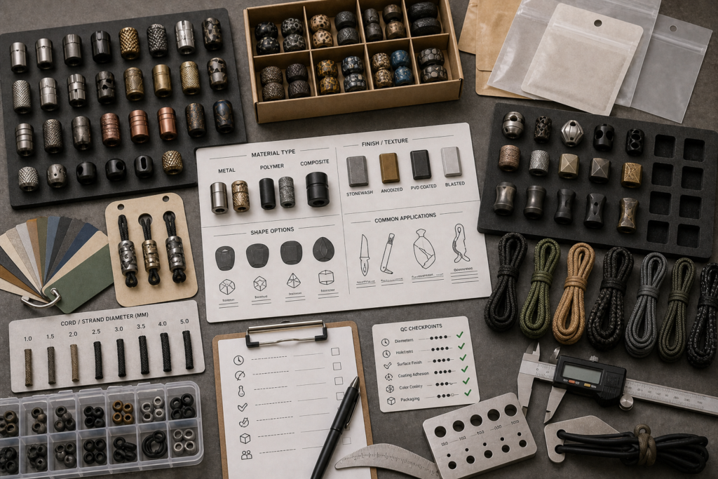 How Should B2B Buyers Choose Lanyard Beads for Knife and Outdoor Tool Projects? product planning image