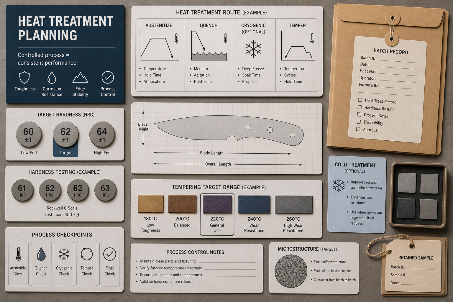 MagnaCut heat treatment and hardness control